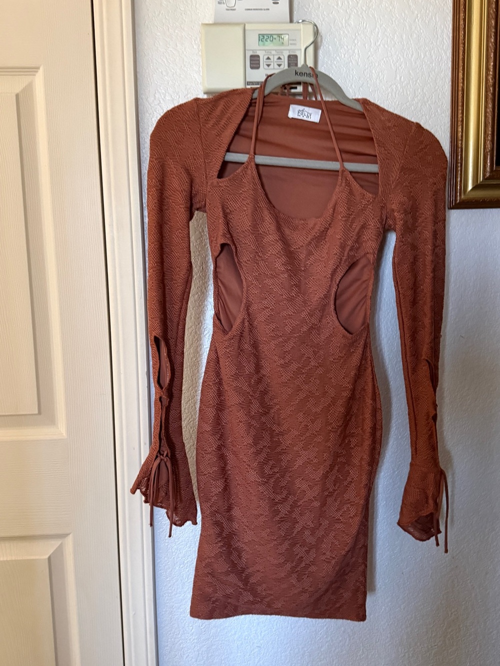 Oh Polly cutout dress XS